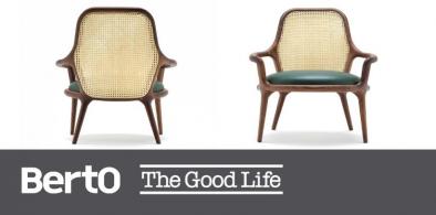 Кресло патти с венской соломкой берто в журнале the good life италия