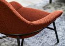 Кресло по дизайну со структурой из стали Hanna – Berto Salotti